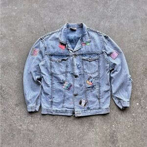 vintage 80’s patchwork denim